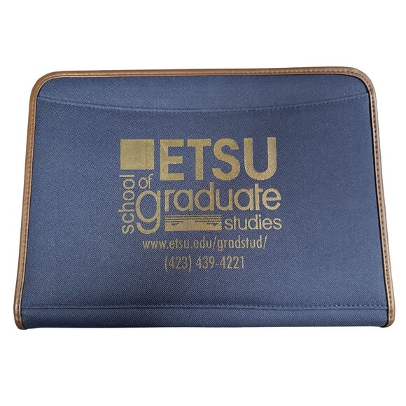 Padfolio Northwest Zippered Padfolio ETSU Graduate Studies Leads 0800-10 - Picture 1 of 6